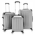 3 Pcs Suitcase Lightweight ABS Carry-on Hand Luggage 4 Spinner Wheels Trolley Case