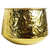 18cm Gold Swirl Metal Planter by Leaf