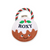 Pre-personalised Christmas Pudding Squeaky Dog Toy Gift - Roxy