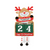 Pre-personalised Christmas Wooden Advent Block Calendar - Blank Reindeer