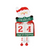 Pre-personalised Christmas Wooden Advent Block Calendar - Charlie