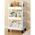 3 Tier Storage Trolley Cart on Wheels Kitchen Bathroom Laundry Rolling Rack