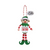 Pre-personalised Snowglobe Santa Elf Christmas Tree Decoration Gift - Jacob