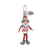 Pre-personalised Snowglobe Santa Elf Christmas Tree Decoration Gift - Amelia
