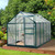 Clear Large Walk-In Greenhouse Garden Plants Grow Galvanized Base, Slide Door - 312cm x 190cm x 201cm