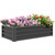 Outsunny Raised Garden Bed - Elevated Planter Box for Flowers - Light Grey
