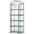 5 Tier Greenhouse OutdoorPortable Shed Metal Frame Transparent 69x49x193cm