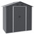 Outsunny 6.5x3.5ft Metal Garden Shed for Garden and Outdoor Storage, Dark Grey