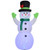 Outsunny 10ft Inflatable Snowman w/ Black Hat, Green Scarf for Garden Yard