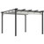 Outsunny 3x3(m) Pergola Gazebo Sun Shade Shelter Aluminium Garden Canopy, Grey