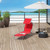 Outsunny Folding Chair Sun Lounger w/ Sunshade Garden Recliner Hammock Red