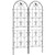 Outsunny Set of 2 Metal Garden Trellis, Outdoor Trellis Panels, 150 x 50cm