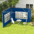 Outsunny Gazebo Side Panels for 3x3(m) or 3x4m Pop Up Gazebo, 2 Pack, Blue