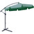 2.7m Garden Banana Parasol Cantilever Umbrella with Crank Green