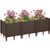 Outsunny Plastic Planter Box Kit, Modular Raised Bed for Flowers, Herbs