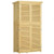 87 x 47 x 160cm Wooden Garden Storage Shed w/ Asphalt Roof, Natural