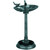 Outsunny 81cm Tall Bird Bath with 2 Decorative Birds for Garden - Green
