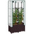 Outsunny Plastic Vegetable Planter with Trellis, 80 x 40 x 140 cm - 80W x 40D x 140H cm