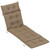 Outsunny Sun Lounger Cushion Only, Garden Lounge Chair Cushion - Khaki