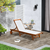 Outsunny Texteline Sun Lounger, 98L cm, Acacia Wood