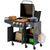 Outsunny 9.5 kW Gas Barbecue with 3+1 Burner, Storage Cabinet and Shelves