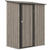 Outsunny Outdoor Storage Shed Steel Garden Shed w/ Lockable Door - Light Grey