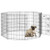 PawHut 8-Panel DIY Dog Pen with Door for Indoor/Outdoor Use, 91cm High