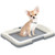 PawHut Dog Toilet Tray, Dog Litter Tray for Training Dogs, 47 x 34 x 6cm - 63 L x 48.5 W x 6Hcm