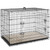 PawHut Dog Crate with 2 Doors, Tray, Soft Cushion, for Extra Small Dogs - 105 L x 70 W x 75Hcm