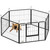 PawHut Dog Playpen, 6 Panels Puppy Pen Dog Playpen, 80cm High - 160L x 80W x 60Hcm