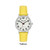 Pelex Mens / Ladies Big Dial Coloured Leather Strap Quartz Watch PLX-048 Available Multiple Colour - Yellow