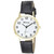 Ravel Mens Black/Gold Quartz Watch - Leather Strap R0102.01.1A