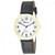 Ravel Men's Classic Leather Strap Watch R0132GC - Quality Quartz Movement, Easy Read Arabic Dial - Black/Gold 3