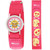Ravel Children Velcro Nylon Watch Available Multiple Colour & Design R1507 - Pink / Gold