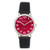 Ravel Unisex Mens Ladies Classic Big Red Dial Black Leather Strap Watch R0105.51.1