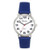 Ravel Unisex Mens Ladies Classic Big White Dial Blue Leather Strap Watch R0105.50.1