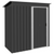 Outsunny 5x3ft Garden Shed Sliding Door Sloped Roof Tool Storage in Black