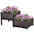 Premium Raised Garden Bed Planter Box: Flowers, Vegetables, Herbs - Best Quality, Durable & Lightweight