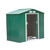 Outsunny Garden Shed Storage Unit - Locking Door, Floor, Vent - Green