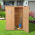 Premium Pine Wood Garden Shed with Double Doors - 127.5Lx50Wx164H cm - Waterproof & Spacious Storage Solution - Nature Wood