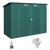 Outsunny 8x4FT Metal Garden Shed w/ Double Doors & 2 Vents - Durable Storage for Gardening Tools - Green