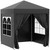 2x2m Garden Pop Up Gazebo Marquee Tent Wedding Canopy - Easy Set-Up, Durable, Portable Carrying Bag - Black