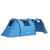 Outsunny 2 Room Camping Family Tent - 3-4 Man, 3000mm Waterproof, Spacious, Lightweight - Sky Blue