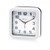 Ravel Square Mid Sized LED Quartz Alarm Clock White RC048.4
