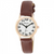 Ravel Ladies Basic White Dial Brown Leather Strap Watch R0105.42.2A