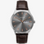 Sekonda Mens Basic Day date Grey Dial Brown Leather Strap Watch 1685