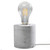 Desk lamp concrete Salgado industrial Design E27