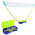 SPORTNOW Portable Badminton Net Set with Volleyball Net, Rackets, Shuttlecocks