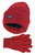 THMO - Ladies Hat & Gloves Set - Red