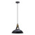 Modern Vintage Industrial Retro Metal Lamp Shade Loft Pendant Ceiling Light - Without Bulb / Black